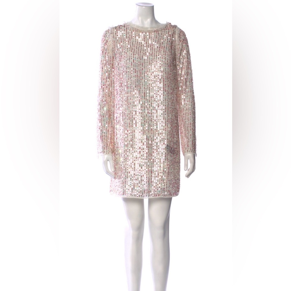 Needle & Thread Multicolor Sequin Dress